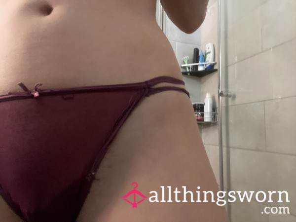 Purple Old Thong