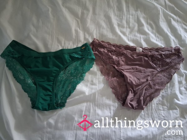 Purple Or Green Lace Panties