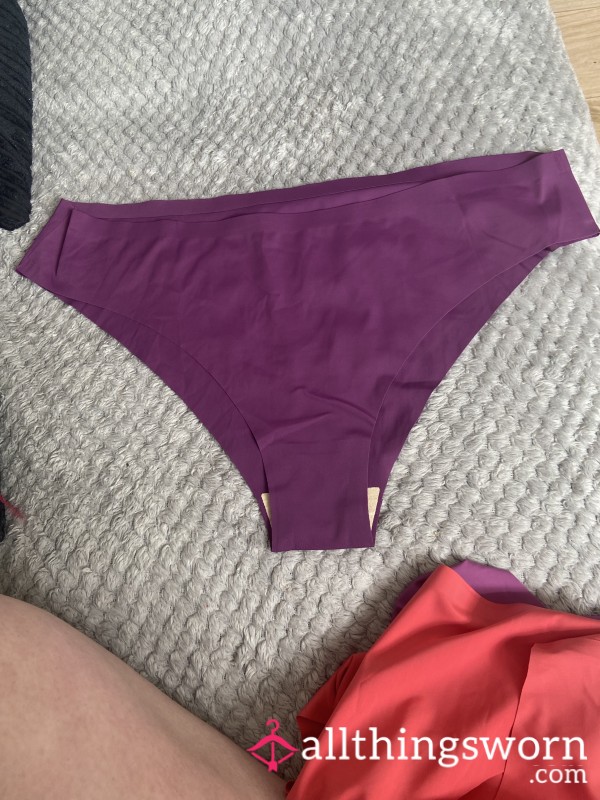 Purple Panties Silk