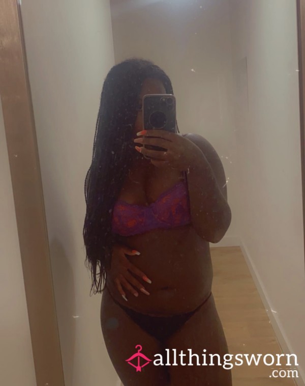 Purple Pink Bra