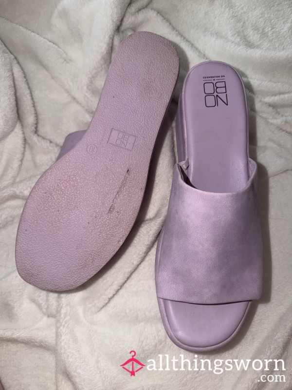 Purple Platform Sandals