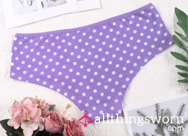 Purple Polka Dot Panties