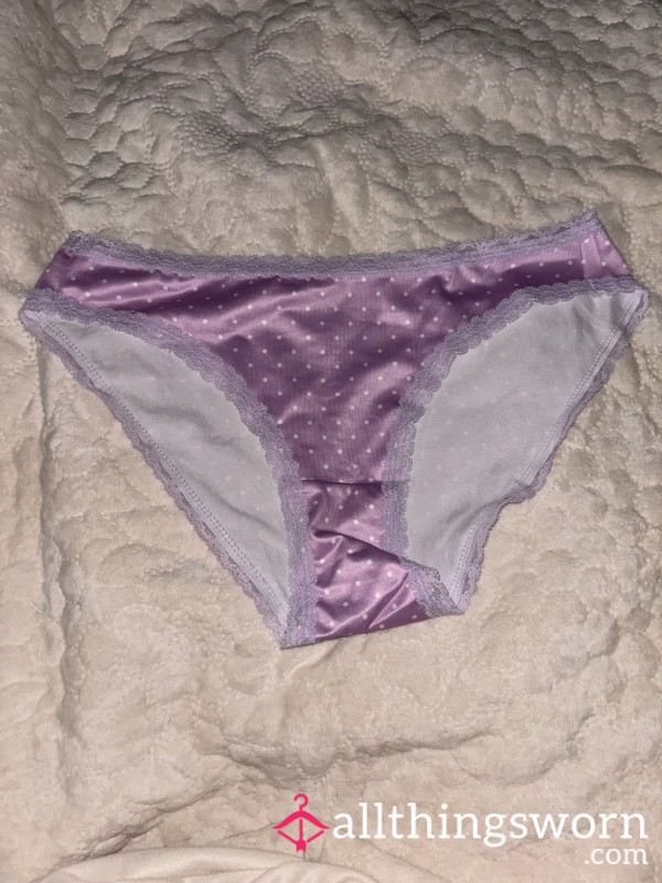 Purple Polkadot Panties
