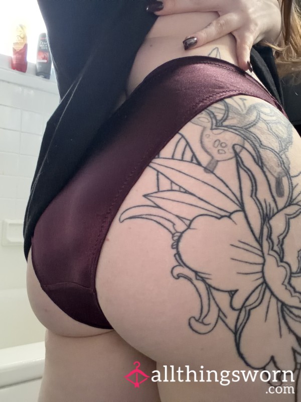 Purple Satin Cheeky ❤️