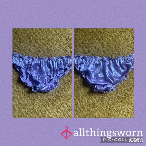 Purple Satin Panties