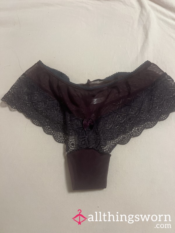 Purple See Through Panties