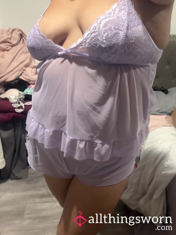 Purple See Through Set