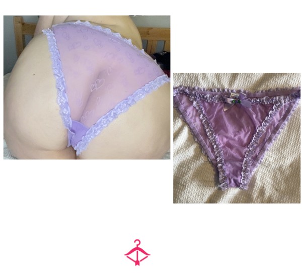 Purple Sheer Panties 💜🪻💦