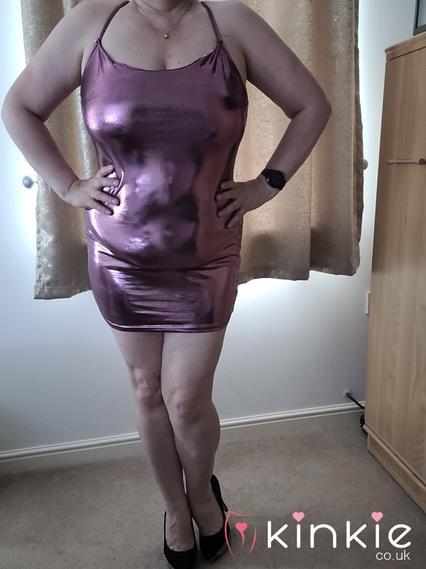 Purple Shinny Dress
