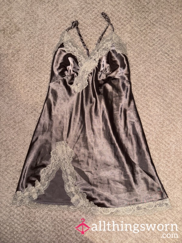 Purple Silk Nightie