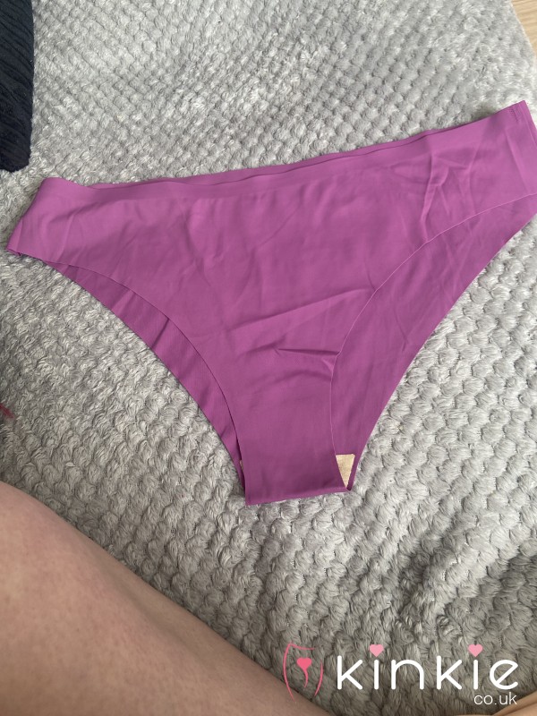 Purple Silk Panties