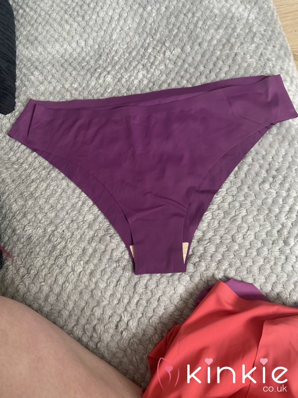 Purple Silk Panties