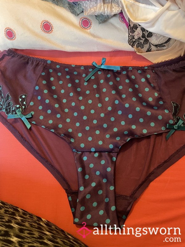 Purple Silky Knickers