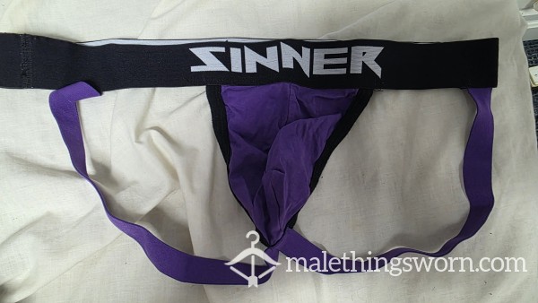 Purple Sinner Jockstrap XXL