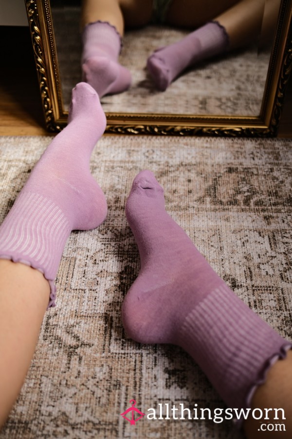 Purple Socks, 48hr Wear 💜