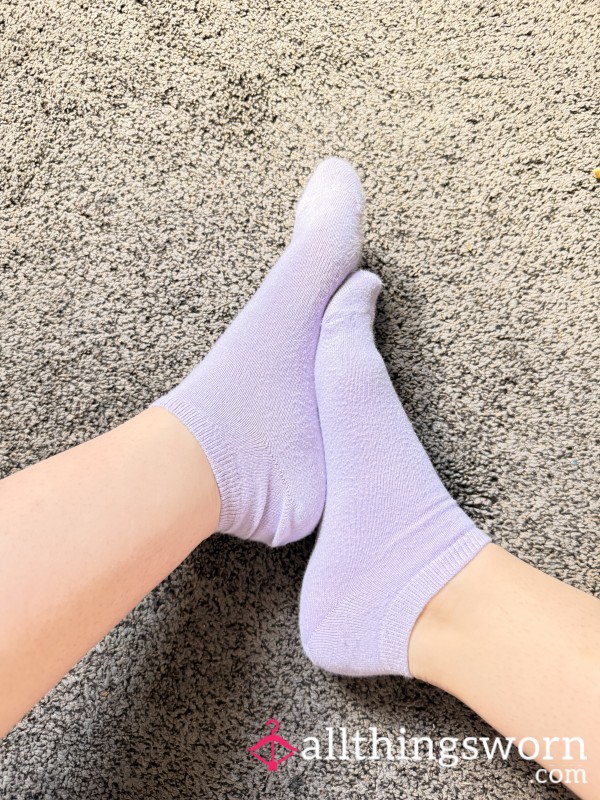 Purple Socks - As Filthy And Sweatty As You Like 💜💦 Wear Or Wipe, You Choose 😏