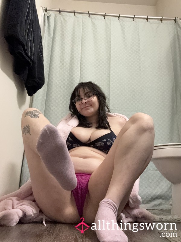 Purple Soft Ankle Socks