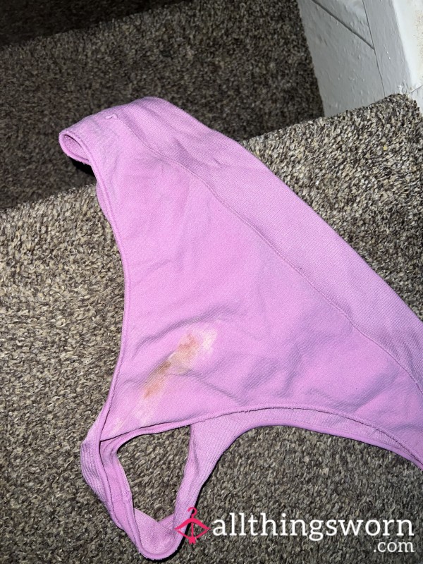 Purple Soft & Stretch Cotton Used Thongs