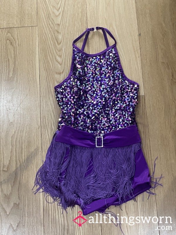Purple Sparkly Bodysuit