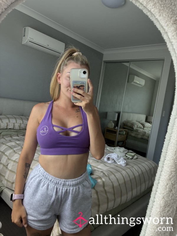 Purple Sports Bra