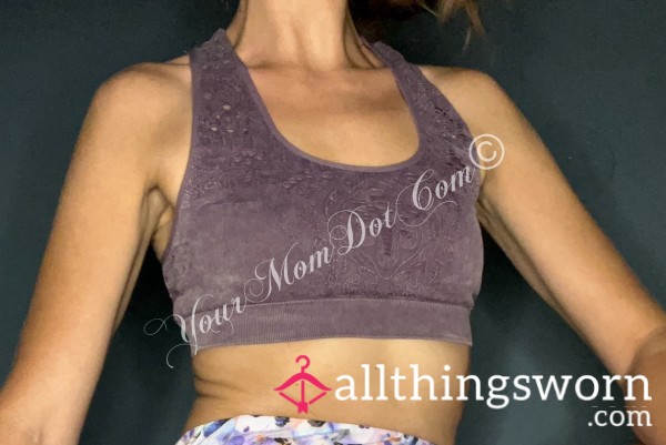 Purple Sports Bra