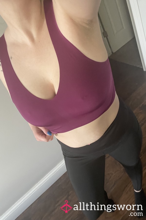 Purple Sports Bra