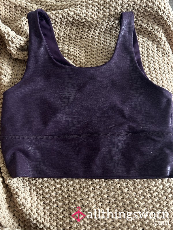 Purple Sports Bra