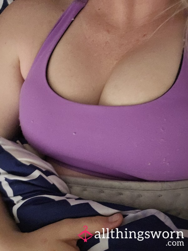 Purple Sports Bra