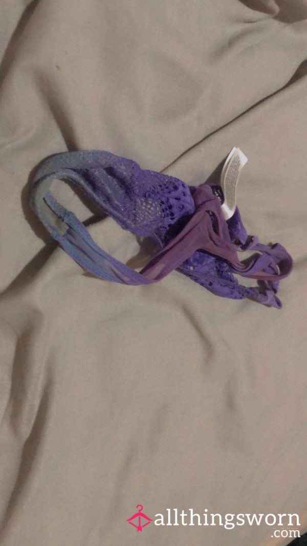 Purple Stained Thong