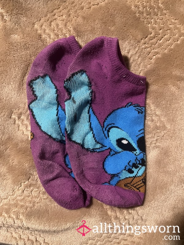 Purple Stitch Socks