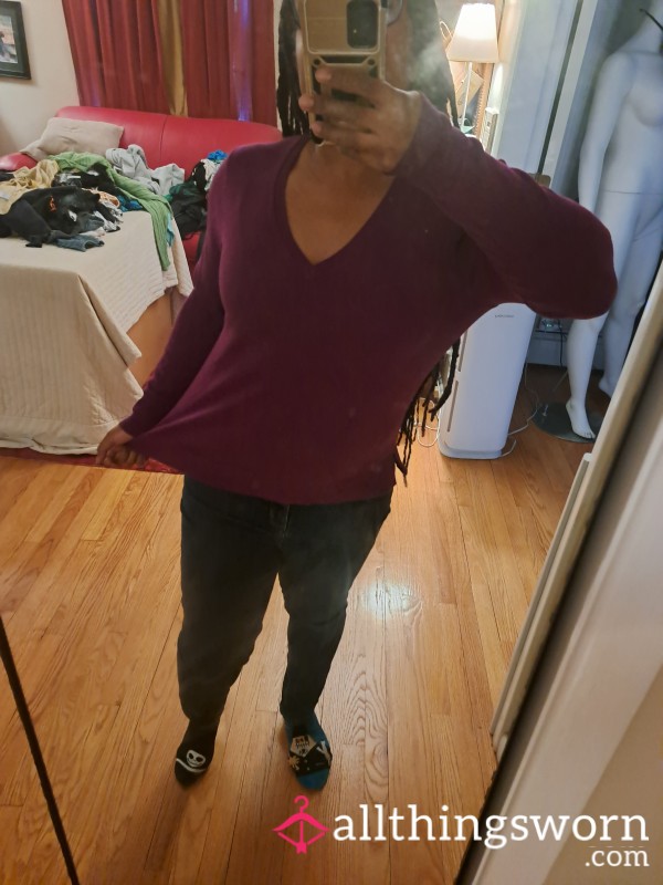 Purple Sweater SzL