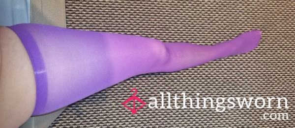 Purple Thigh Highs