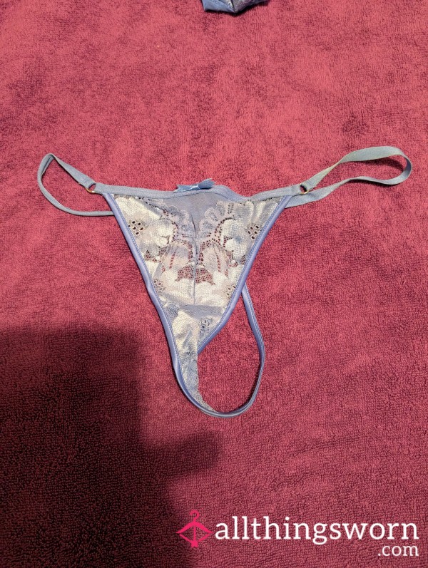 Purple Thong Worn Bras And Things