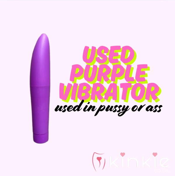 Purple Vibrator Used In Pu**y Or A**