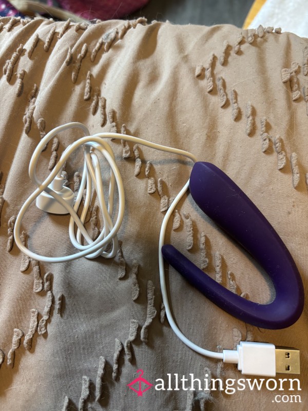 Purple Vibrator With Charger