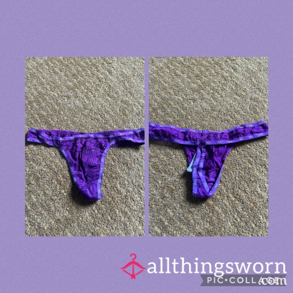 Purple Victoria Secret Thong