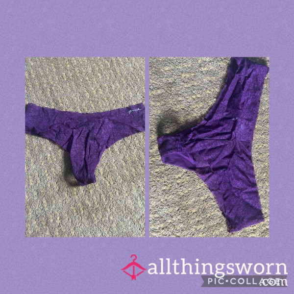 Purple Victoria Secret Thong