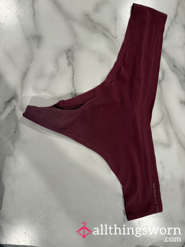 Purple VS Thong Worn For 12 Hours