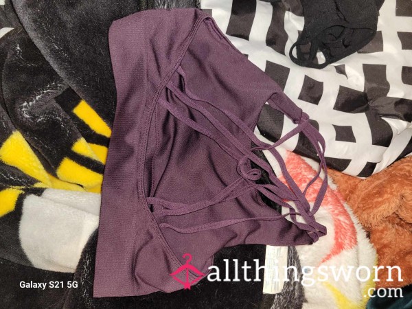 Purple Workout Bra