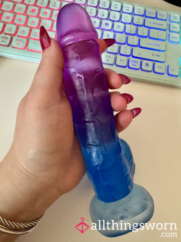 Purple/blue 7.75” Di**o