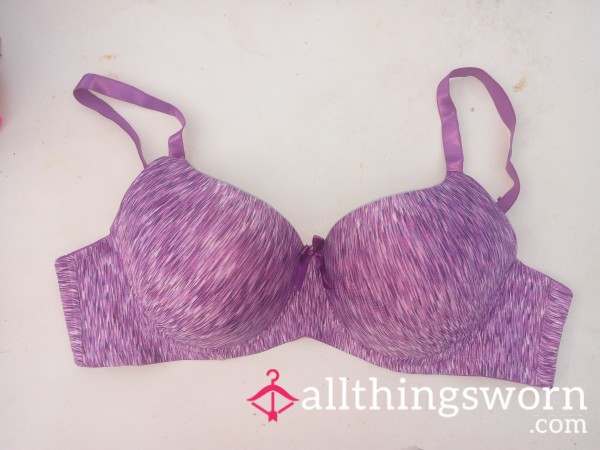 Purple/Pink S**y Bra 46DDD