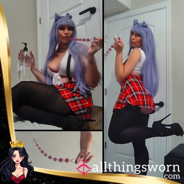 Pushing A**l Beads Out With No Hands