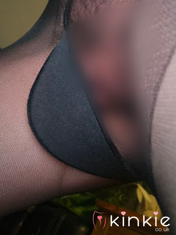 Pu**y And Feet Scented Well Worn Black Tights