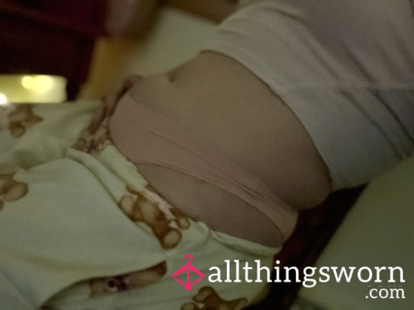 Pu**y Stuffed And Flavored Pink Panties