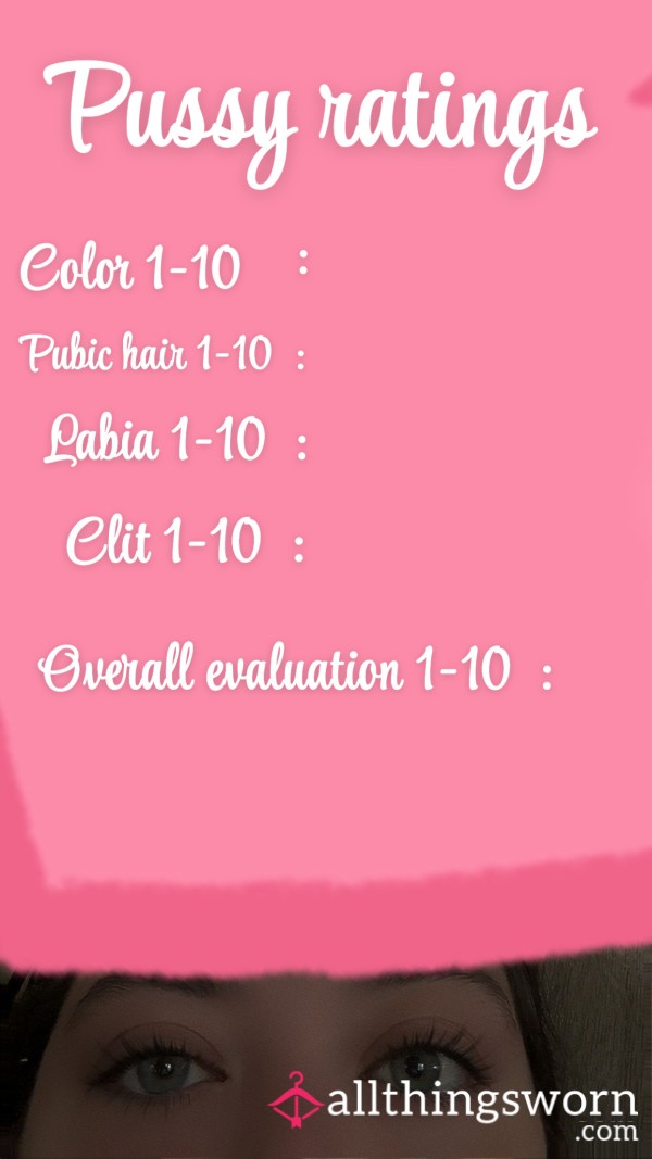 Pu**y Ratings