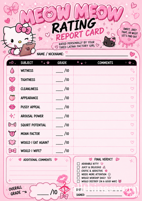 Pu**y Ratings/This Is For The Women