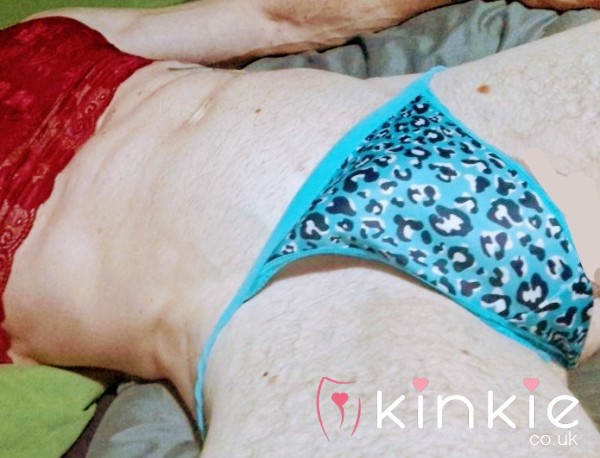 Pu**y Scented Then C*m Filled Blue Thong