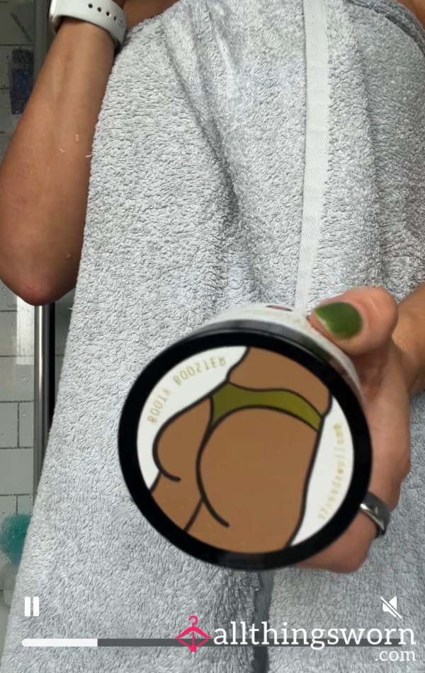 Putting B*m Cream On My Smooth Peach 🍑