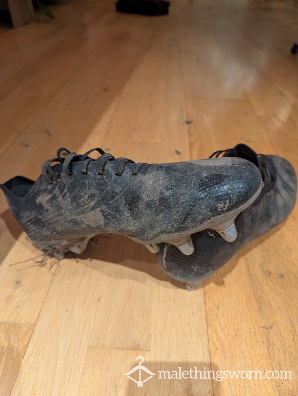 Putting On Dirty Rugby Boots