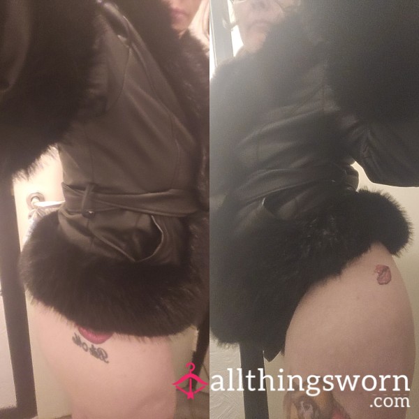 Pvc/ Leather, Fluffy Jacket